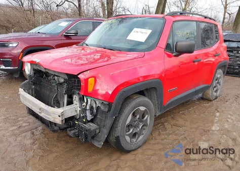 2017 Jeep Renegade Sport Fwd z USA, uszkodzony, nr VIN ZACCJAAH9HPF17713